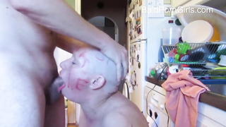 BALD PORN GIRLS - Shaved and throat fucked