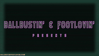 BALL BUSTIN AND FOOT LOVIN - Females Destroying Testicles P2