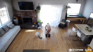 BondageLife	Rachel Greyhound - Greyhound Floor Cleaning