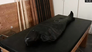BondageLife	Rachel Greyhound - Greyhound Latex Lunch (Sleespsack Edition)