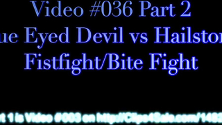 Girlfight.club Blue Eyed Devil vs Hailstorm
