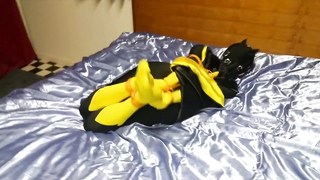 Shiny Bound - Simone - Batgirl Hogtied