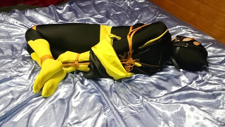 Shiny Bound - Simone - Batgirl Hogtied