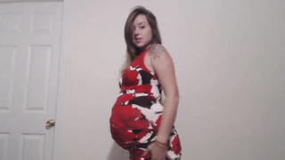 Pregnant Wife makes a video for her BF
