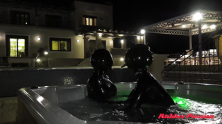 Rubber-Passion Rubber Doll Jacuzzi
